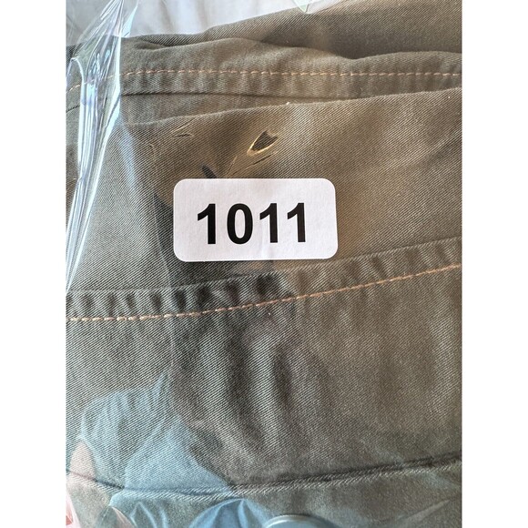 Mango MNG Size 4 Women's Olive Green Cargo Snap Front Collared Dress - Picture 8 of 8